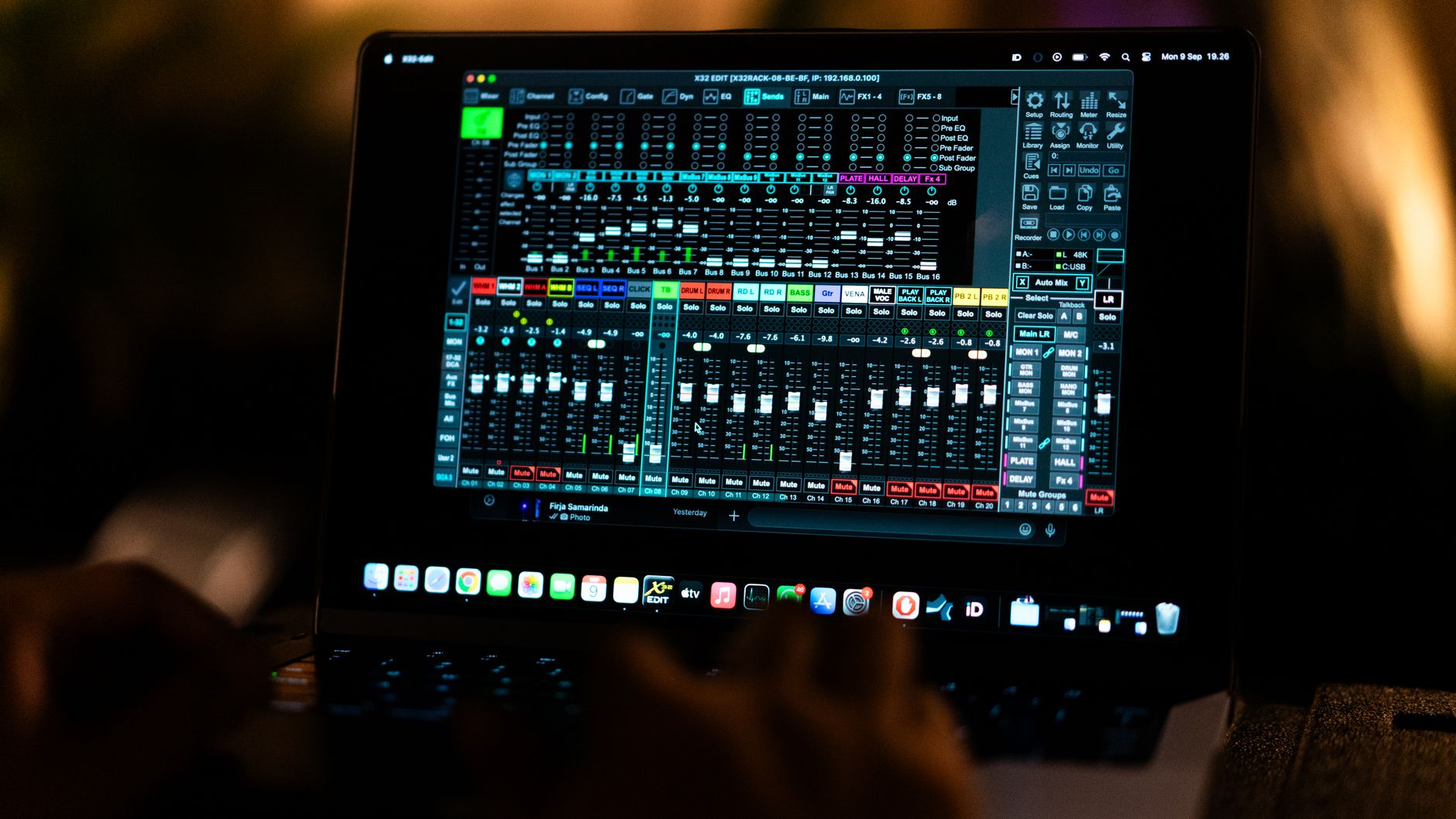 fl studio producer working at desktop with midi controller