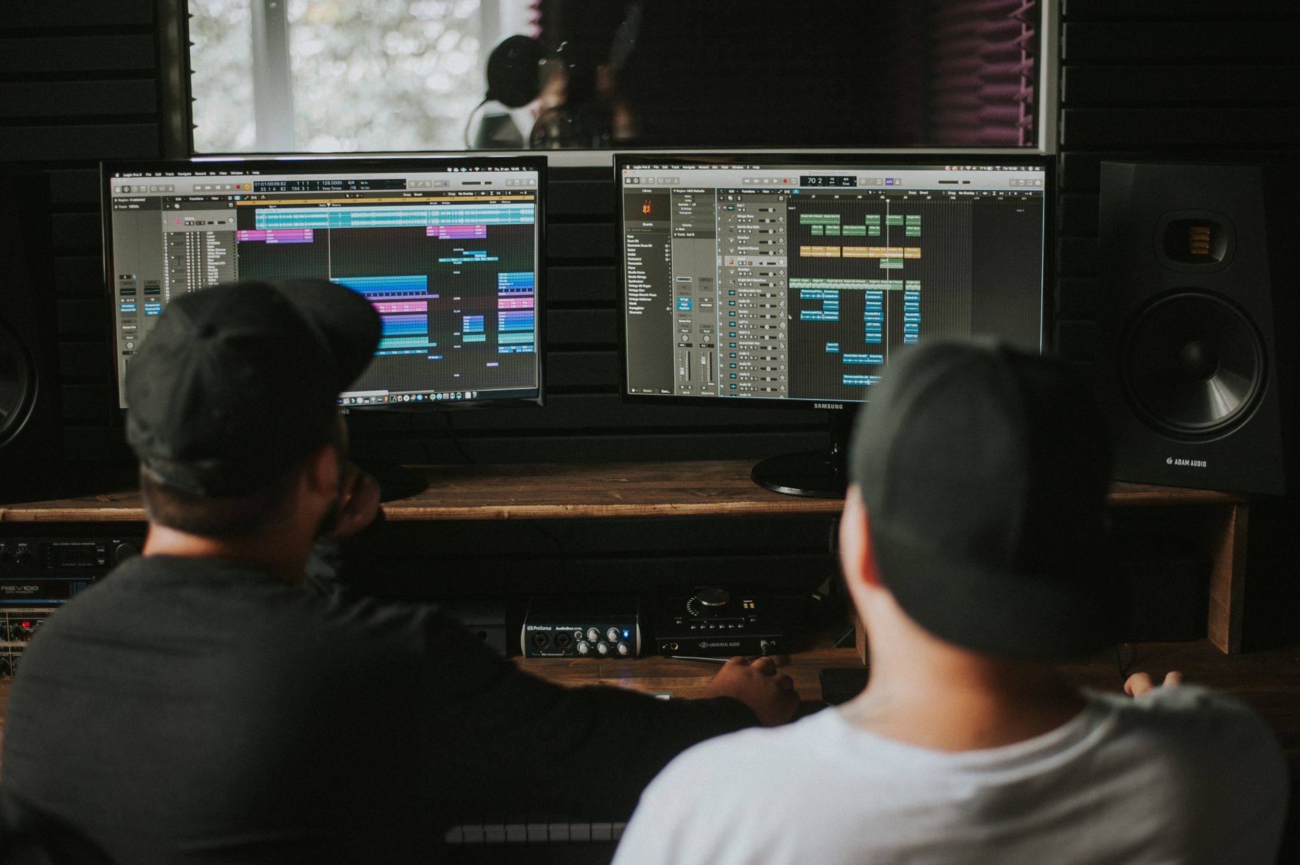 Universal Audio Volt 176 interface on studio desk