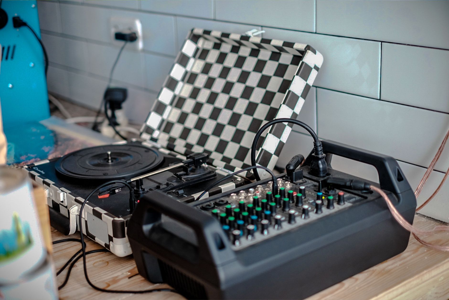 home recording studio headphone amp rack setup