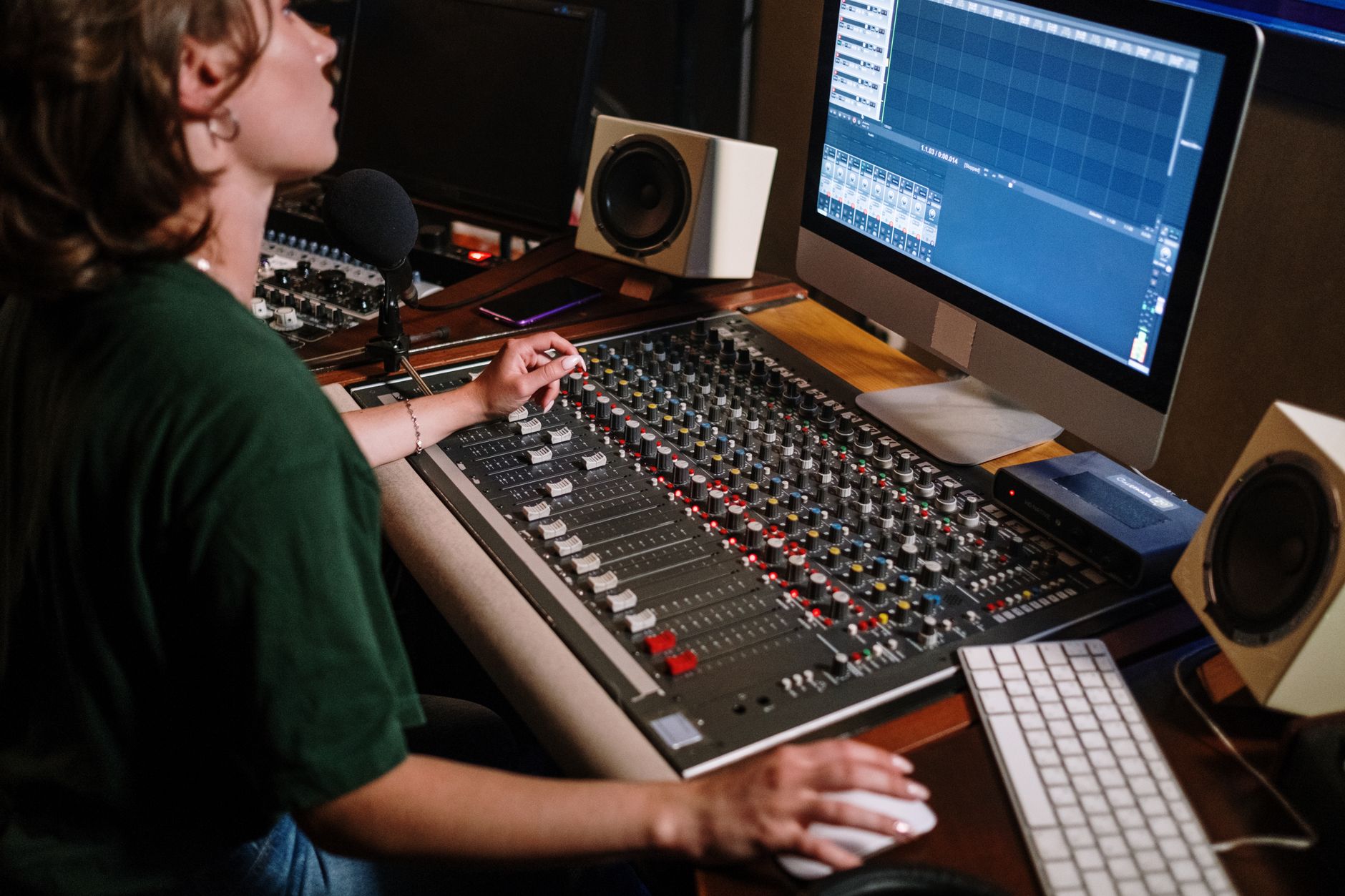 home studio acoustic treatment panels bedroom setup