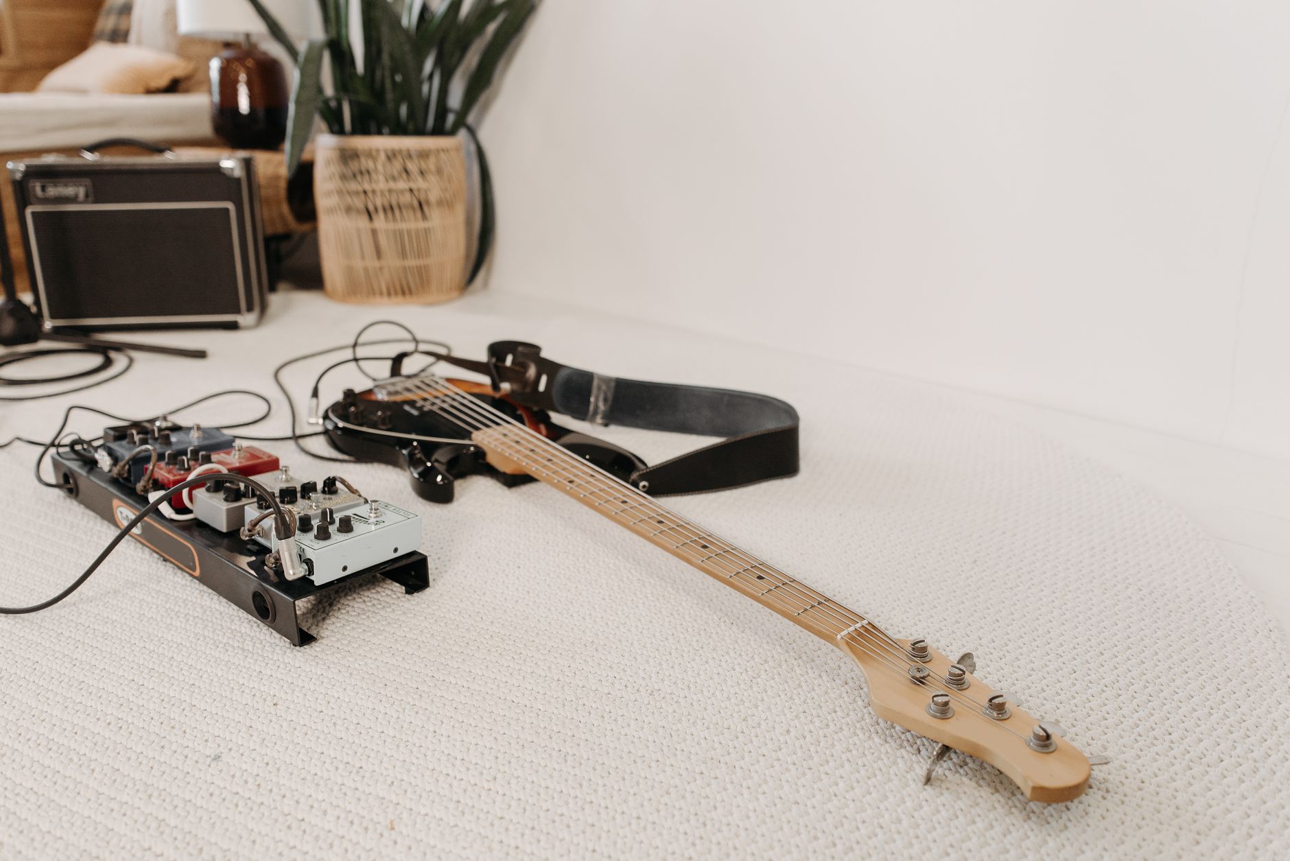 how to record bass at home